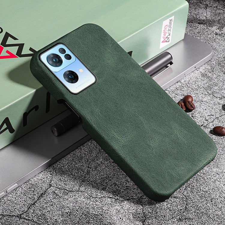 Ring Holder PU Phone Case For OPPO Reno7 Pro 5G