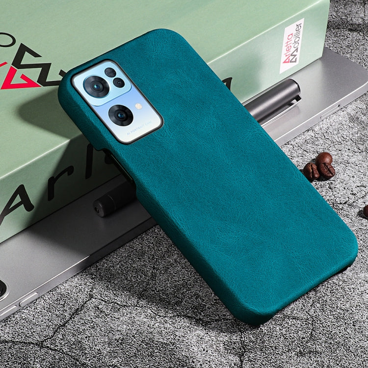 Ring Holder PU Phone Case For OPPO Reno7 Pro 5G