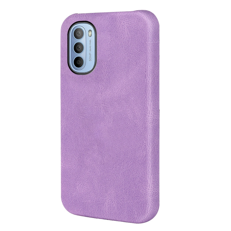 For Motorola Moto G51 5G Ring Holder PU Phone Case