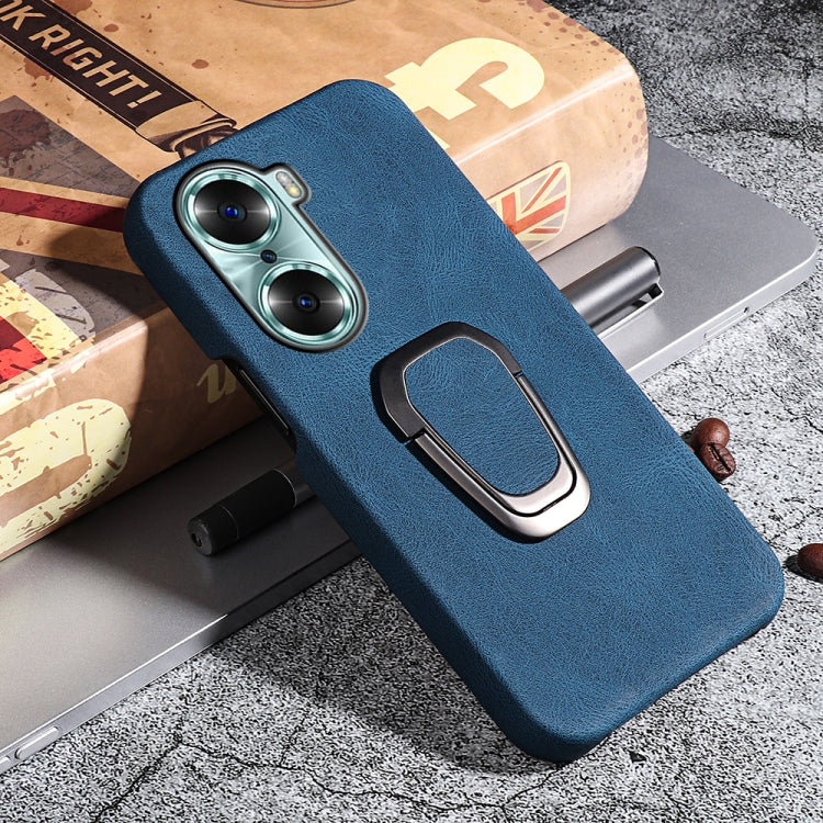 For Honor 60 Ring Holder PU Phone Case