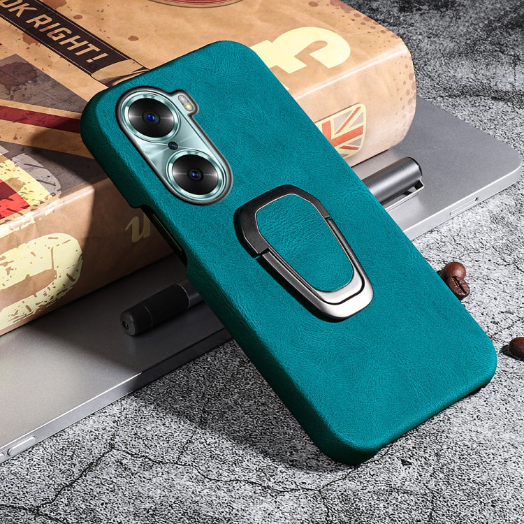 For Honor 60 Ring Holder PU Phone Case