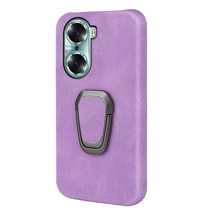 For Honor 60 Ring Holder PU Phone Case