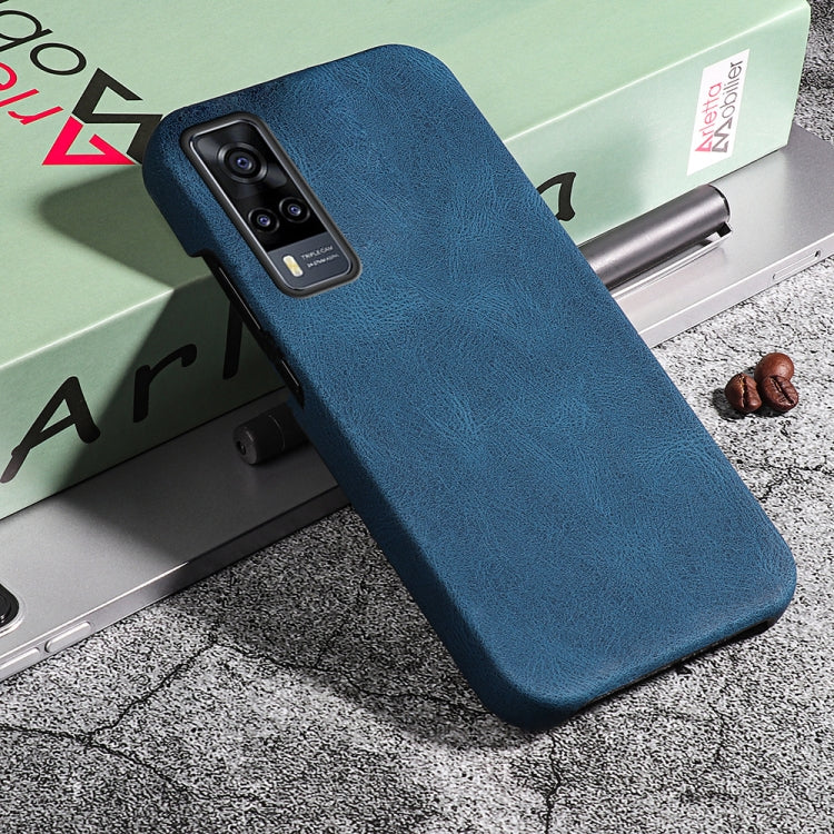 Ring Holder PU Phone Case For vivo Y31 / Y51 2020 Indian