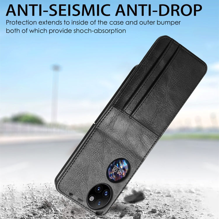 For Huawei P50 Pocket Wallet Card Folding Phone Case