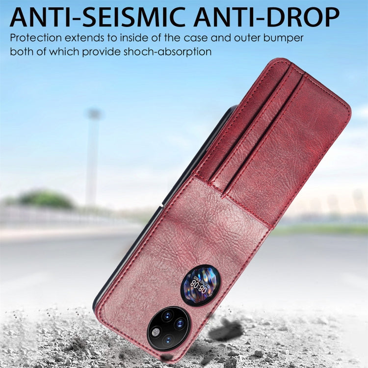 For Huawei P50 Pocket Wallet Card Folding Phone Case