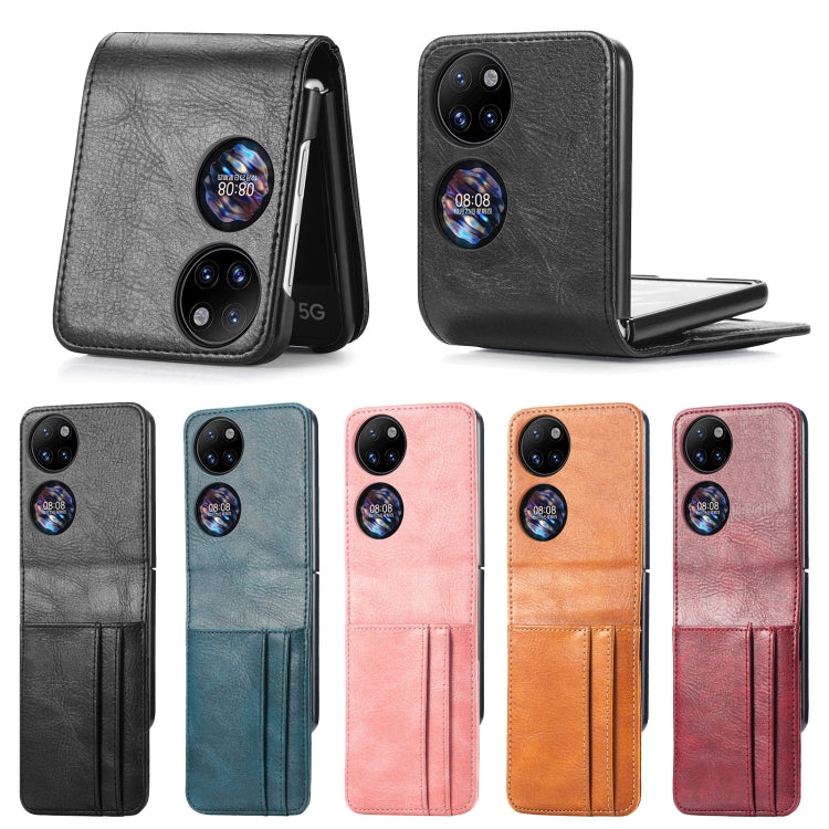 For Huawei P50 Pocket Wallet Card Folding Phone Case