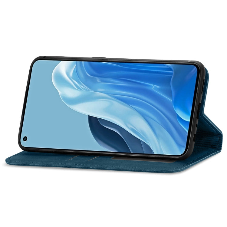 For OPPO Reno7 Pro 5G Retro Skin Feel Magnetic Flip Leather Case