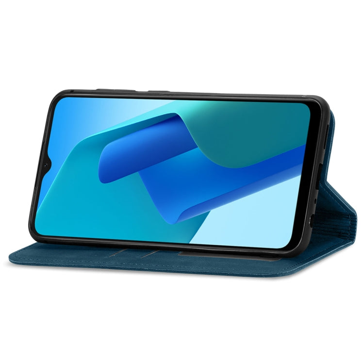 For OPPO A16K Retro Skin Feel Magnetic Flip Leather Case