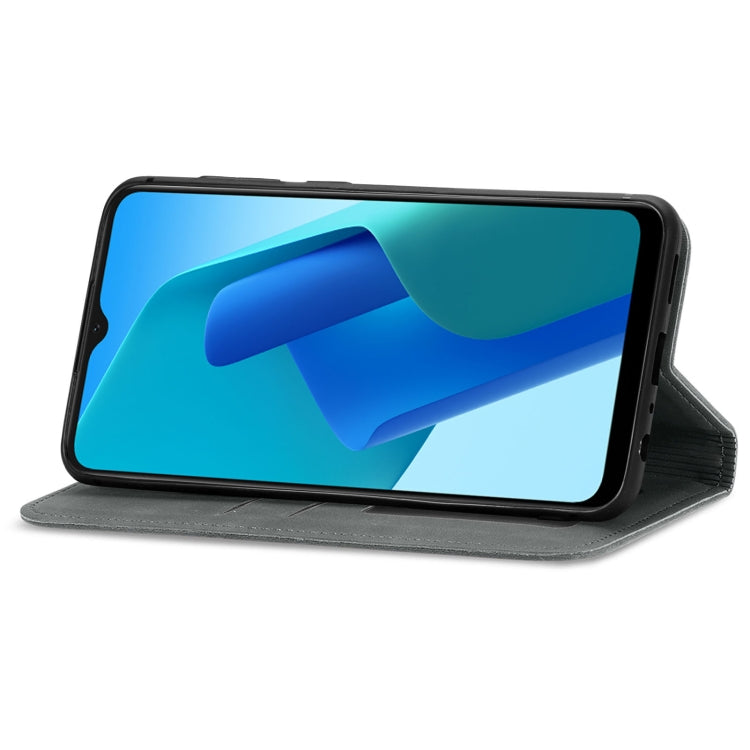 For OPPO A16K Retro Skin Feel Magnetic Flip Leather Case