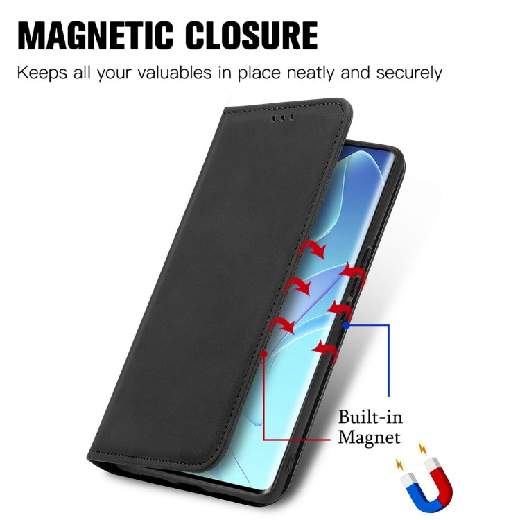 For Honor 60 Retro Skin Feel Magnetic Horizontal Flip Leather Phone Case