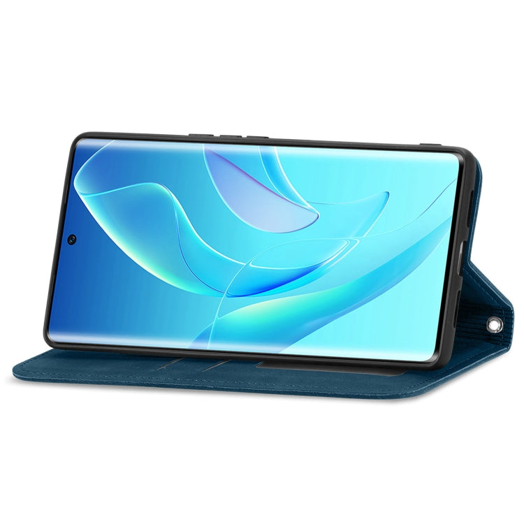 For Honor 60 Retro Skin Feel Magnetic Horizontal Flip Leather Phone Case