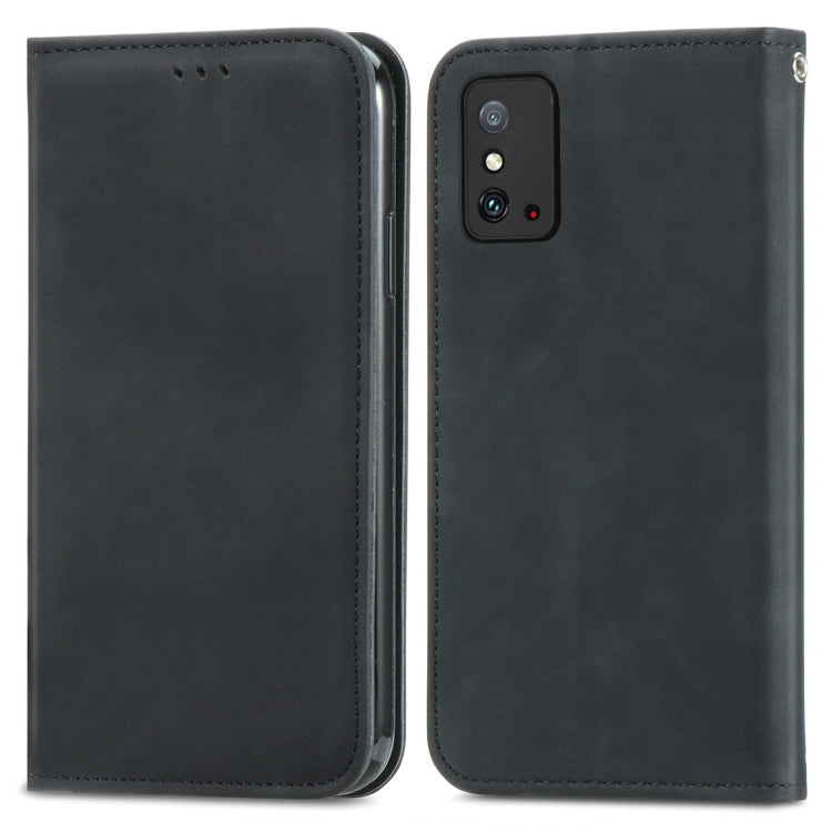 For Honor X10 Max 5G Retro Skin Feel Magnetic Horizontal Flip Leather Phone Case