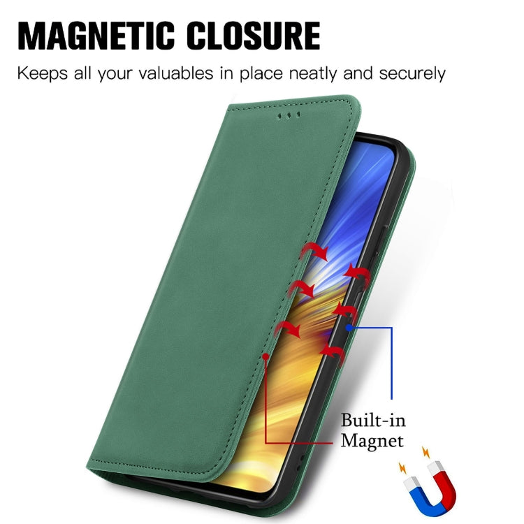 For Honor X10 Max 5G Retro Skin Feel Magnetic Horizontal Flip Leather Phone Case