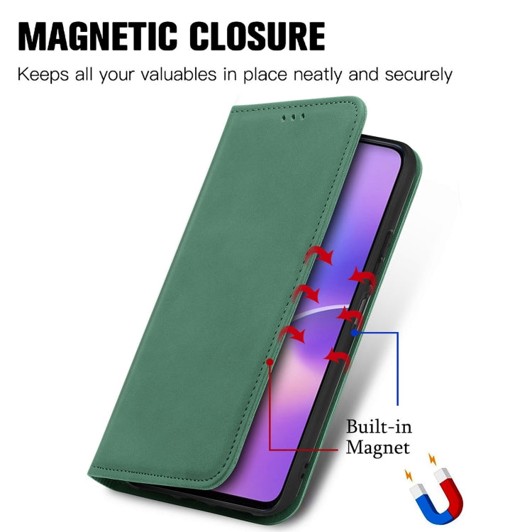 For Honor X30i Retro Skin Feel Magnetic Horizontal Flip Leather Phone Case