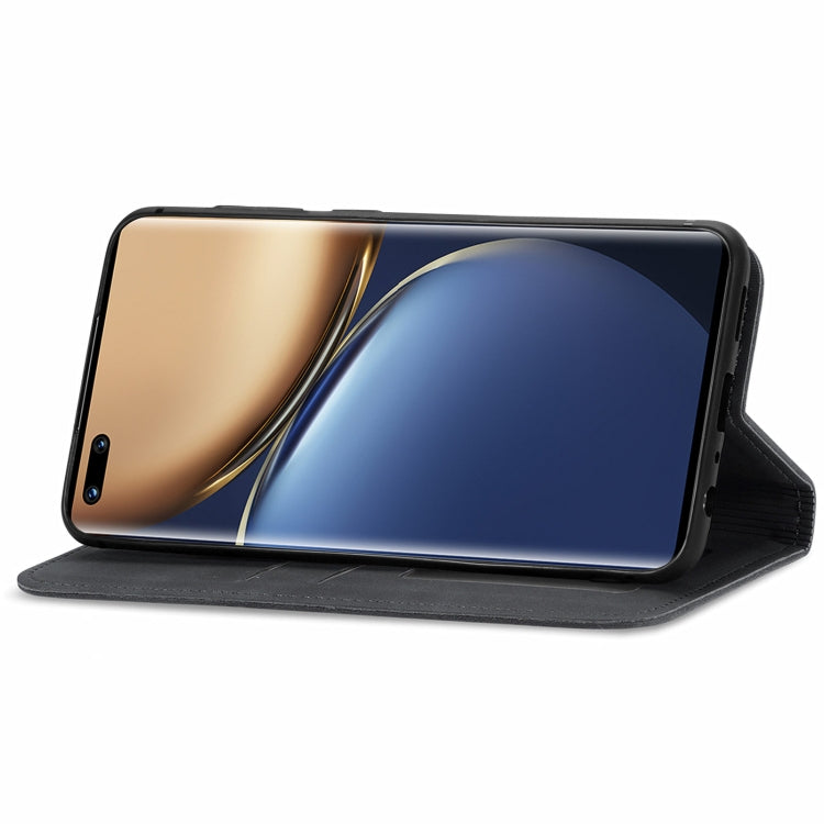 For Honor Magic3 Pro Retro Skin Feel Magnetic Horizontal Flip Leather Phone Case