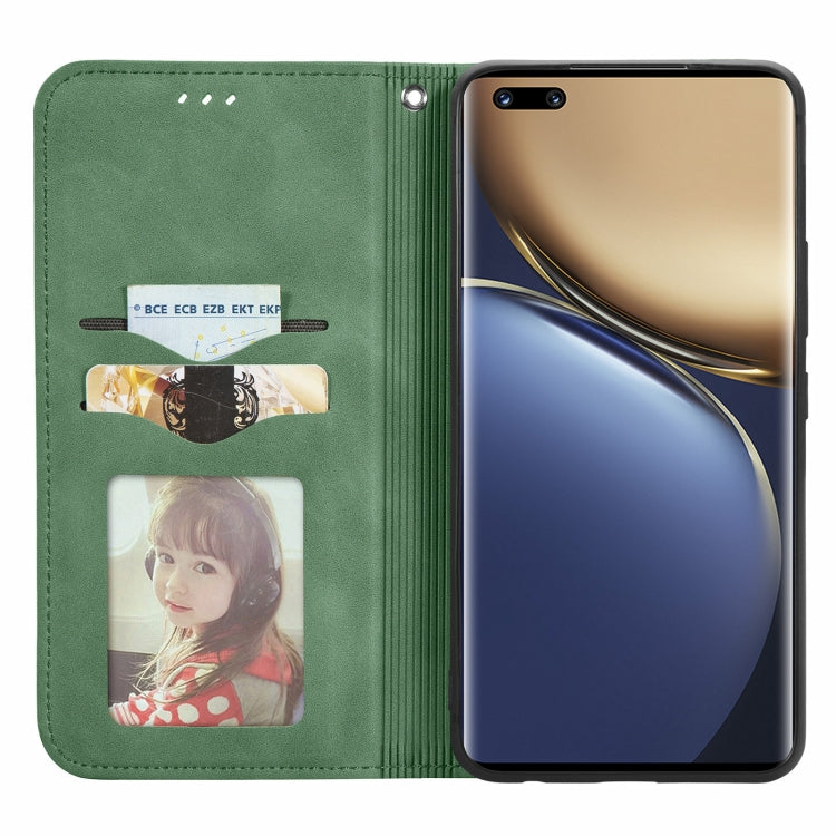 For Honor Magic3 Pro Retro Skin Feel Magnetic Horizontal Flip Leather Phone Case