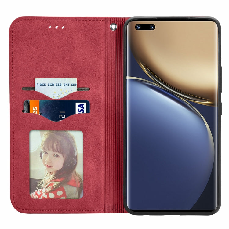 For Honor Magic3 Pro Retro Skin Feel Magnetic Horizontal Flip Leather Phone Case