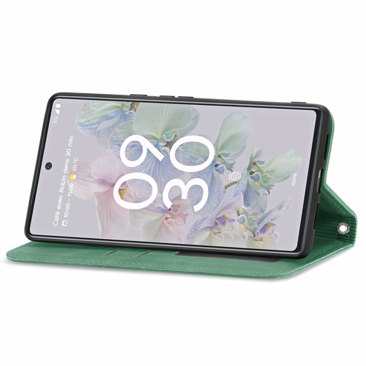 For Google Pixel 6a Retro Skin Feel Magnetic Horizontal Flip Leather Phone Case