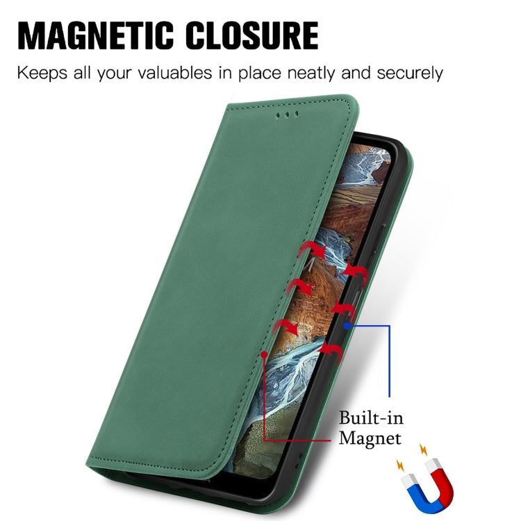 For Nokia G300 Retro Skin Feel Magnetic Horizontal Flip Leather Phone Case