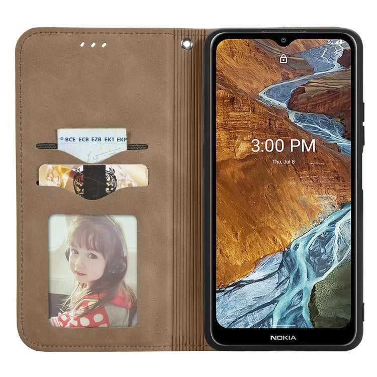 For Nokia G300 Retro Skin Feel Magnetic Horizontal Flip Leather Phone Case