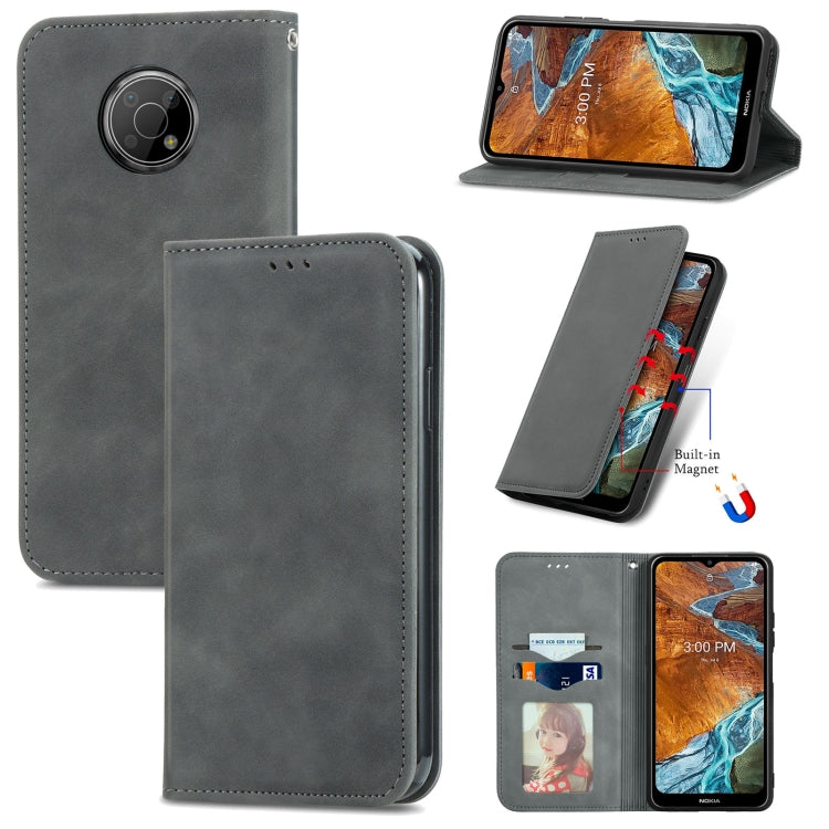 For Nokia G300 Retro Skin Feel Magnetic Horizontal Flip Leather Phone Case