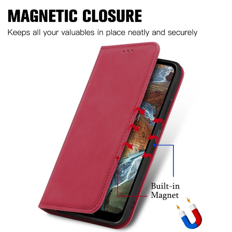 For Nokia G300 Retro Skin Feel Magnetic Horizontal Flip Leather Phone Case