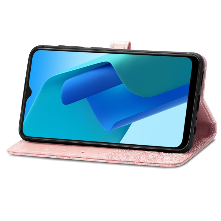 For OPPO A16K Mandala Flower Embossed Flip Leather Phone Case