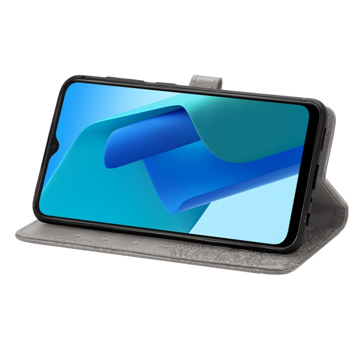 For OPPO A16K Mandala Flower Embossed Flip Leather Phone Case