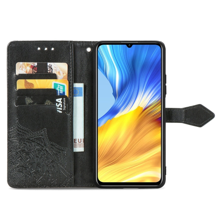 For Honor X10 Max 5G Mandala Flower Embossed Flip Leather Phone Case