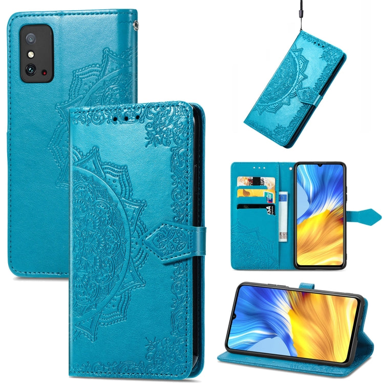 For Honor X10 Max 5G Mandala Flower Embossed Flip Leather Phone Case