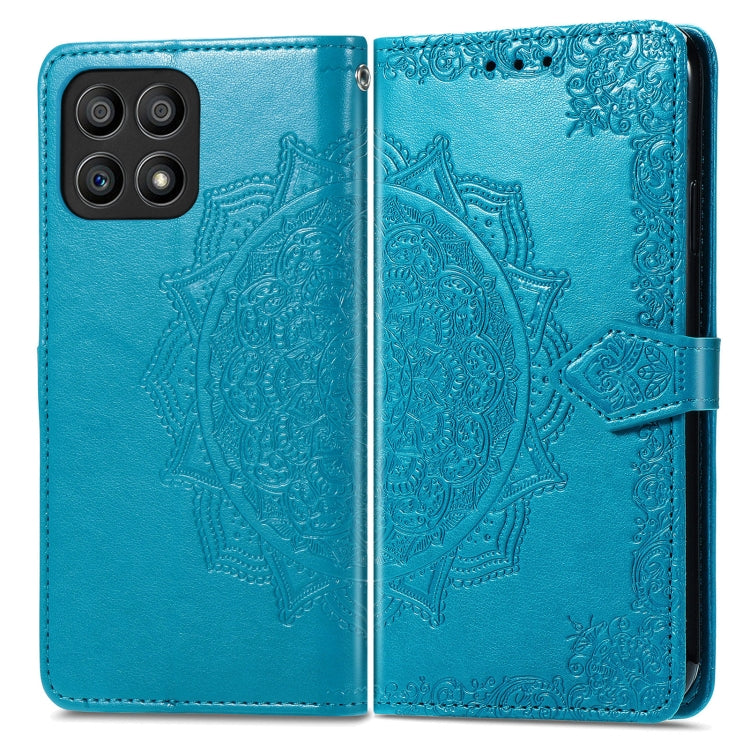 For Honor X30i Mandala Flower Embossed Flip Leather Phone Case