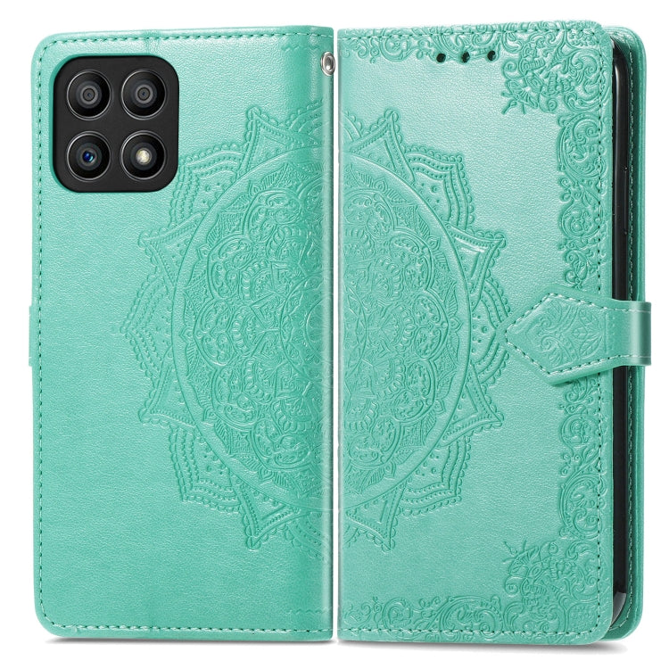 For Honor X30i Mandala Flower Embossed Flip Leather Phone Case