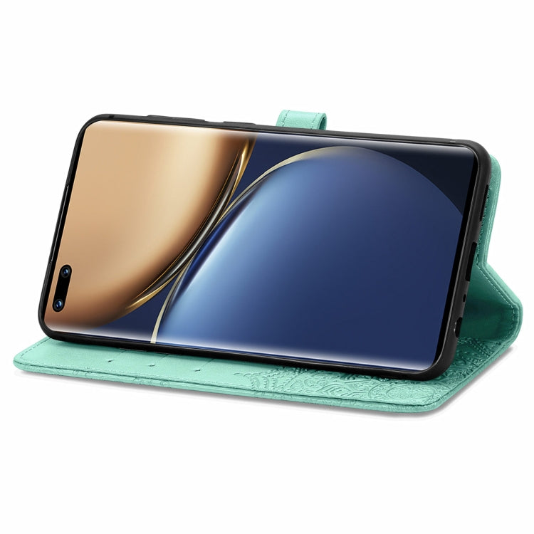 For Honor Magic3 Pro Mandala Flower Embossed Flip Leather Phone Case