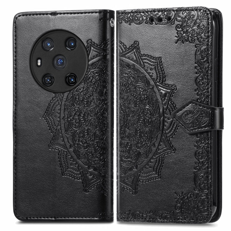 For Honor Magic3 Mandala Flower Embossed Flip Leather Phone Case