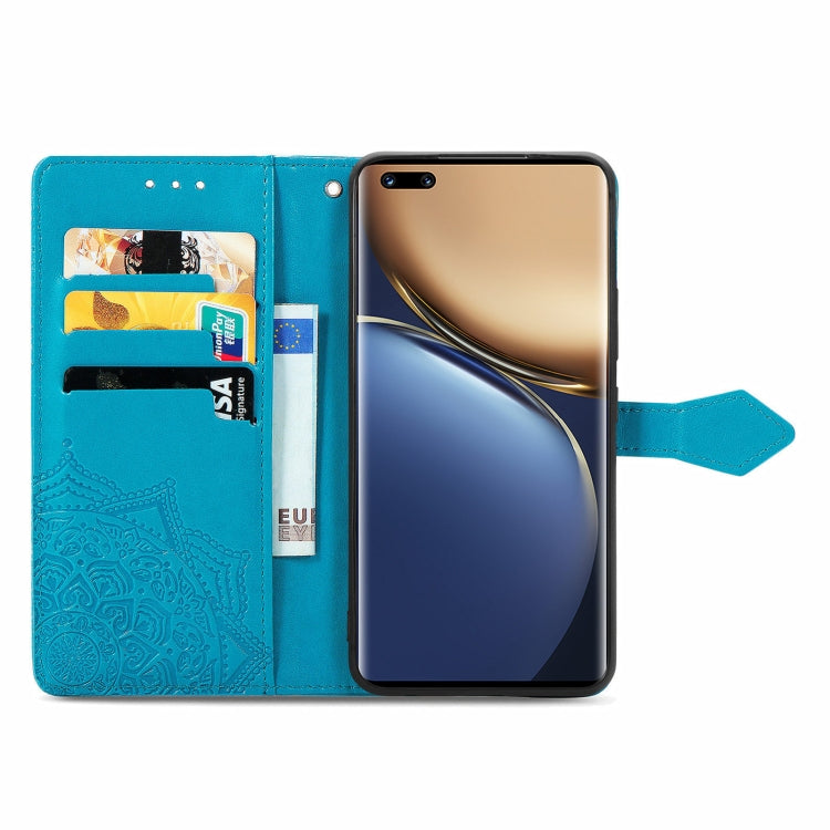 For Honor Magic3 Mandala Flower Embossed Flip Leather Phone Case