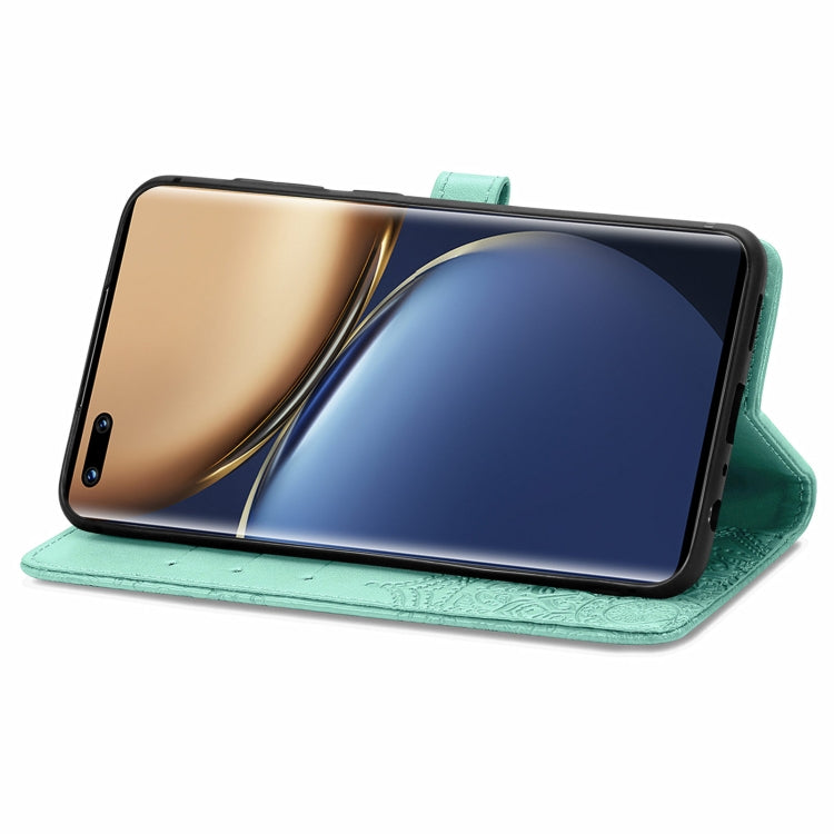 For Honor Magic3 Mandala Flower Embossed Flip Leather Phone Case