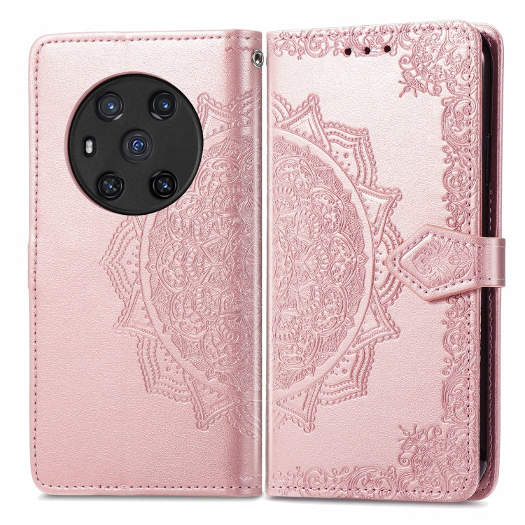 For Honor Magic3 Mandala Flower Embossed Flip Leather Phone Case