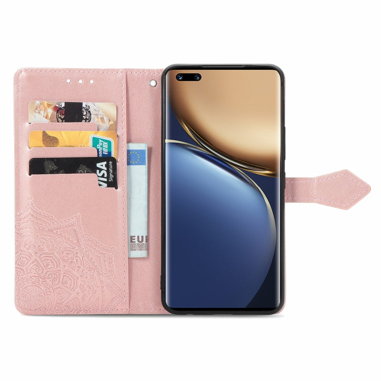 For Honor Magic3 Mandala Flower Embossed Flip Leather Phone Case