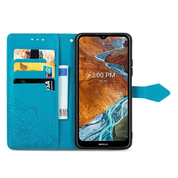 For Nokia G300 Mandala Flower Embossed Flip Leather Phone Case