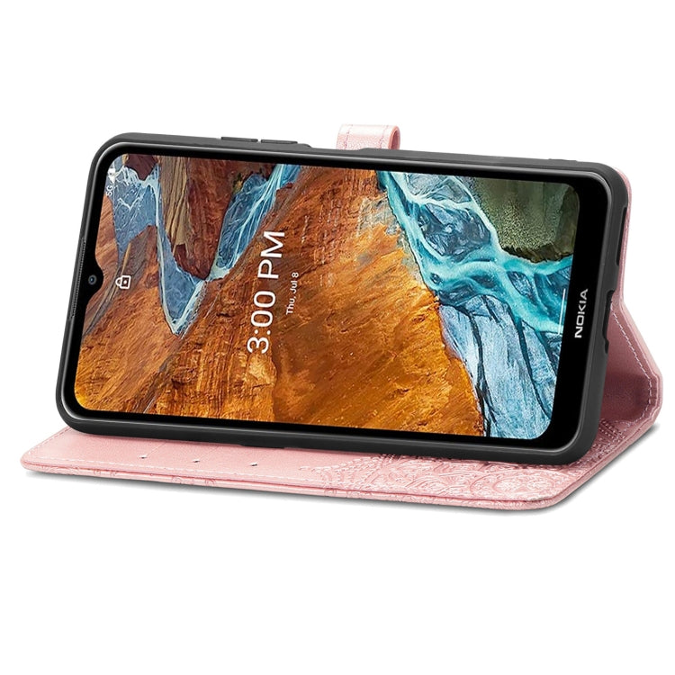 For Nokia G300 Mandala Flower Embossed Flip Leather Phone Case