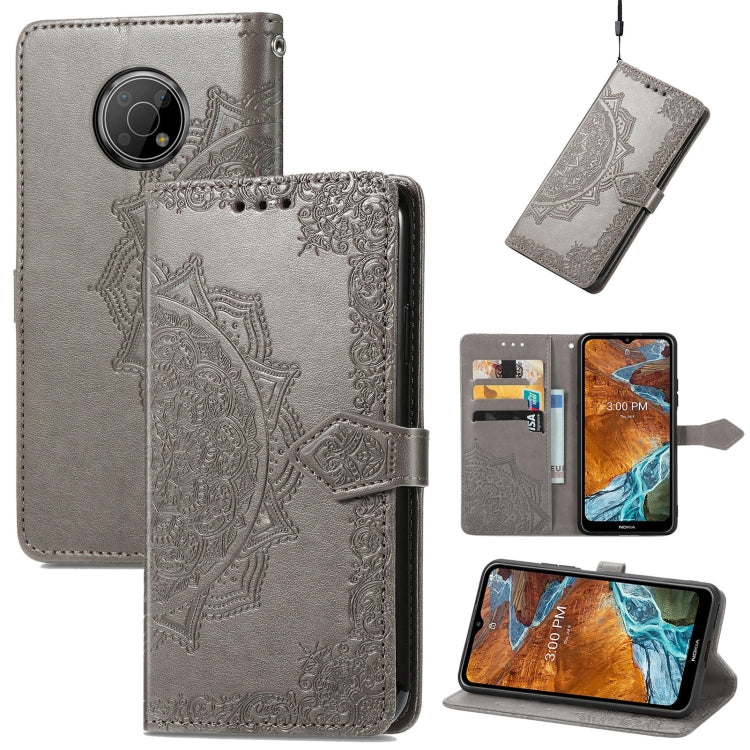 For Nokia G300 Mandala Flower Embossed Flip Leather Phone Case