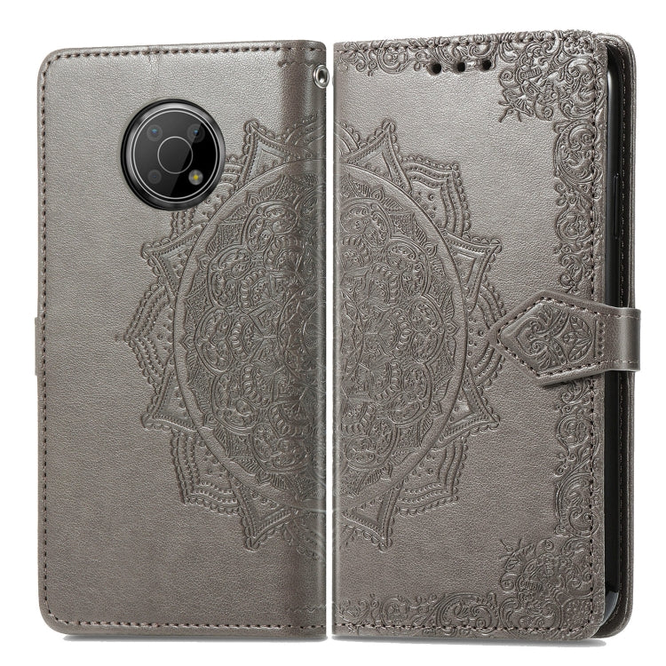 For Nokia G300 Mandala Flower Embossed Flip Leather Phone Case