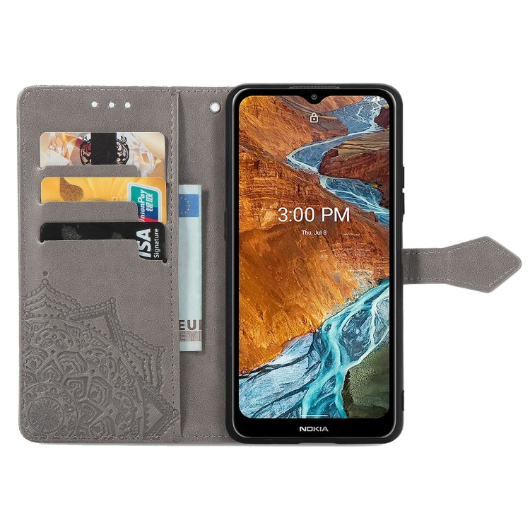 For Nokia G300 Mandala Flower Embossed Flip Leather Phone Case