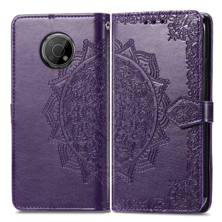 For Nokia G300 Mandala Flower Embossed Flip Leather Phone Case