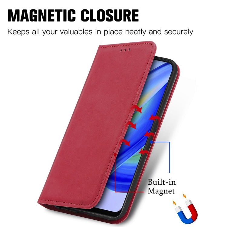 For OPPO A95 4G Retro Skin Feel Magnetic Horizontal Flip Leather Phone Case