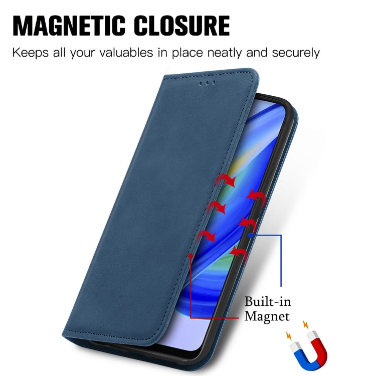 For OPPO A95 5G Retro Skin Feel Magnetic Horizontal Flip Leather Phone Case