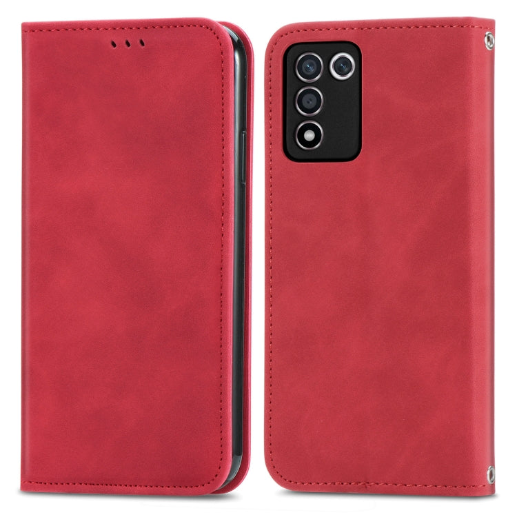 For OPPO K9s Retro Skin Feel Magnetic Horizontal Flip Leather Phone Case