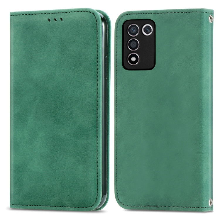 For OPPO K9s Retro Skin Feel Magnetic Horizontal Flip Leather Phone Case