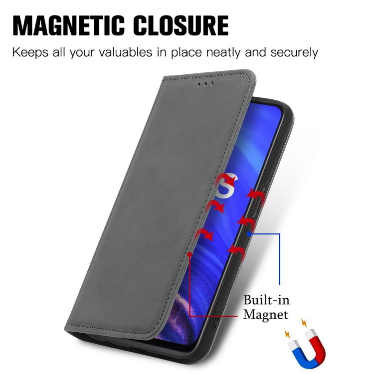 For OPPO K9s Retro Skin Feel Magnetic Horizontal Flip Leather Phone Case