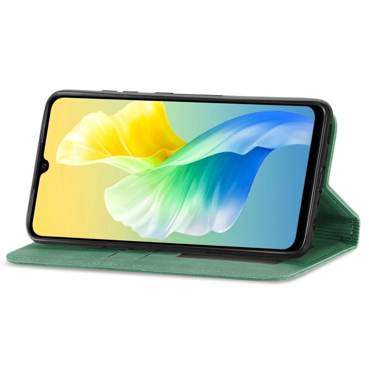 For vivo S10e Retro Skin Feel Magnetic Horizontal Flip Leather Phone Case